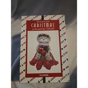 VTG 1993 House of Lloyd Christmas Around the World Flossie Bunny 541736 NIB